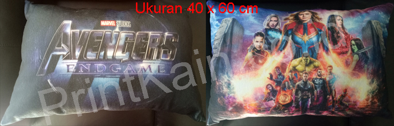 bantal foto 40 x 60 cm full print 2 sisi bolak balik