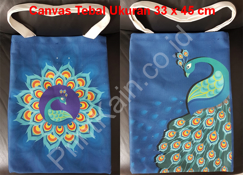 Custom tote bag online kanvas